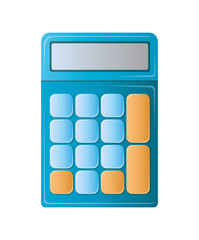 Isolated calculator tool vector design