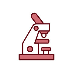 Microscope icon vector design template