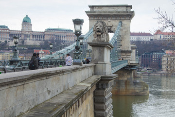 Szechenyi Bridge in Budapest