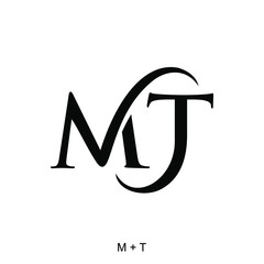 M and T letter for logo design concept, very suitable in various business purposes, also for icon, symbol and many more.