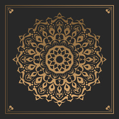 Creative luxury decorative mandala background