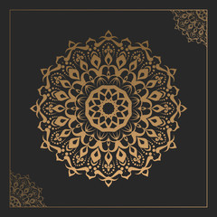 Creative luxury decorative mandala background