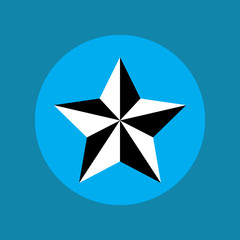 Star icon vector
