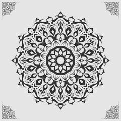 Creative luxury decorative mandala background