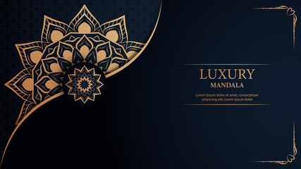 Creative luxury decorative mandala background