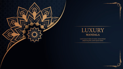Creative luxury decorative mandala background