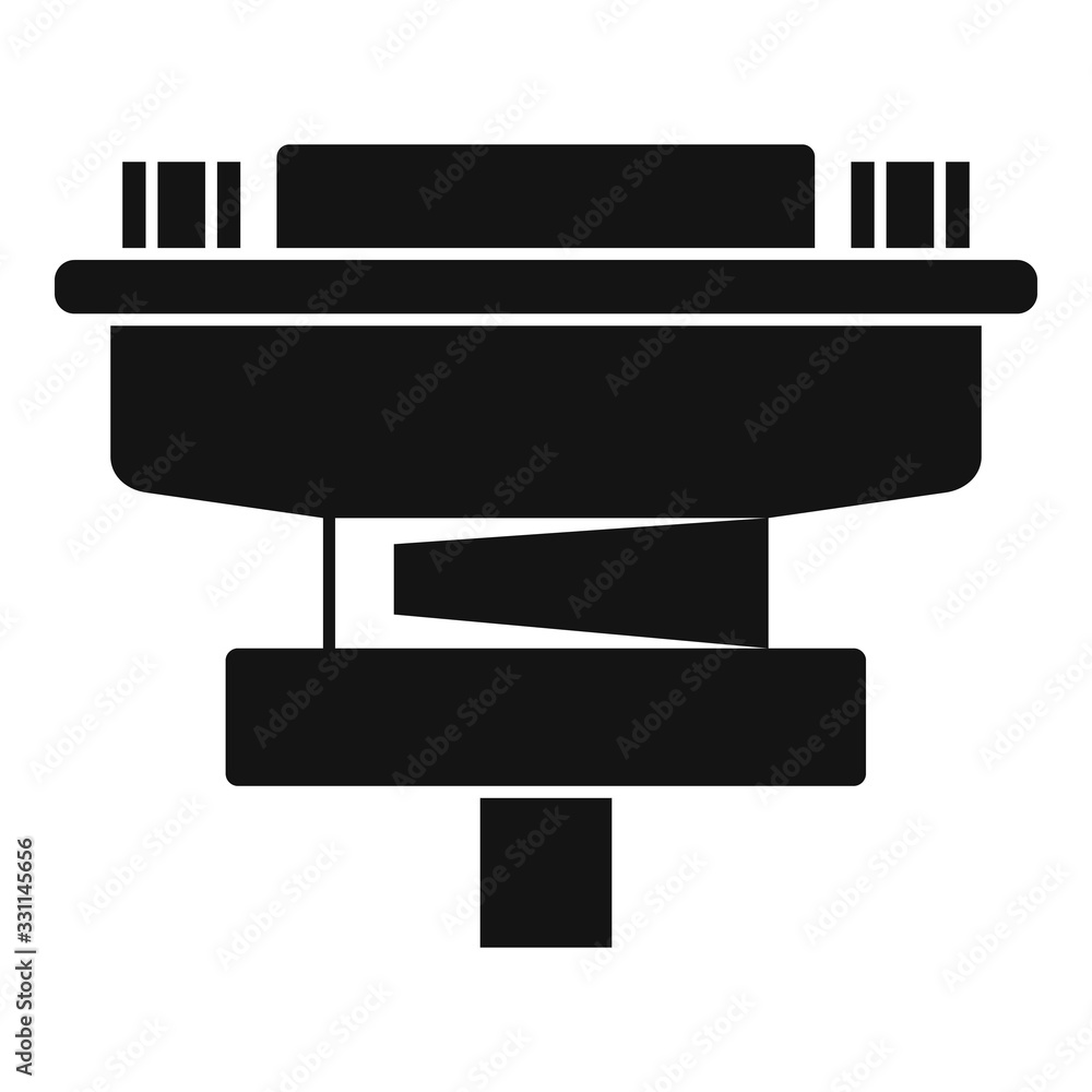 Poster adapter icon. simple illustration of adapter vector icon for web design isolated on white background