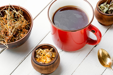 Healing herbal tea