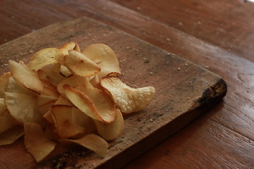 Delicious snack served on the table