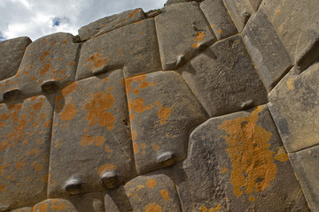 Ollantaytambo Peru. Piramide Pakaritampu. Inca culture. Temple complex.