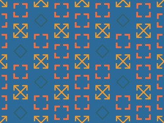 Spring. Colors.  mosaic. rhombus. Pattern without seams