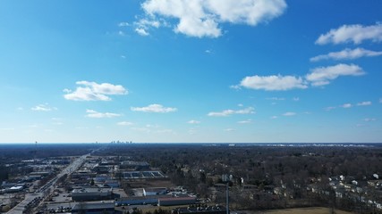 Fototapeta na wymiar Columbus skyline landscape 1