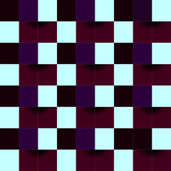 Blue and dark purple  checkers pattern background  design  vector eps.10