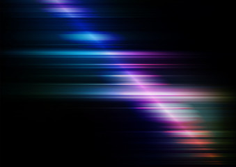 Abstract speed lines with colors background