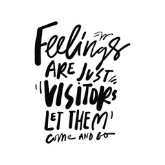 Keep calm. Hand lettering quote for your design