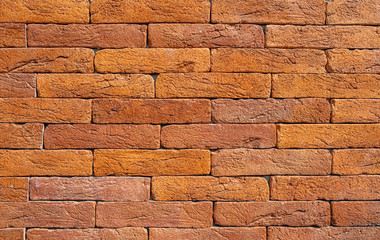 Fototapeta premium Red brick wall as a abstract background