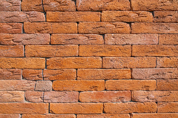 Red brick wall as a abstract background