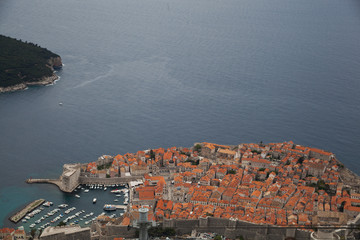 Dubrovnik en Croacia y sus murallas