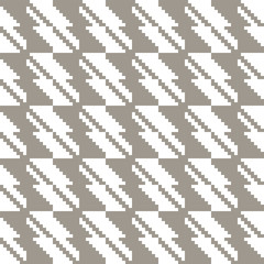 Abstract geometric grey ornament