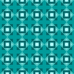 Abstract geometric mint pattern