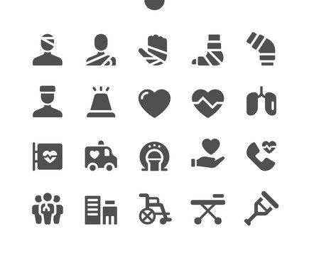 Medical v3 UI Pixel Perfect Well-crafted Vector Solid Icons 48x48 Ready for 24x24 Grid for Web Graphics and Apps. Simple Minimal Pictogram