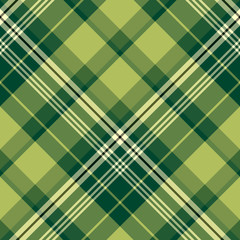 Seamless pattern in great cute green colors for plaid, fabric, textile, clothes, tablecloth and other things. Vector image. 2