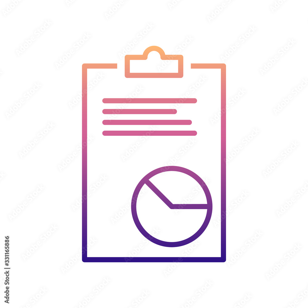Poster report nolan icon. simple thin line, outline vector of scientifics study icons for ui and ux, websit