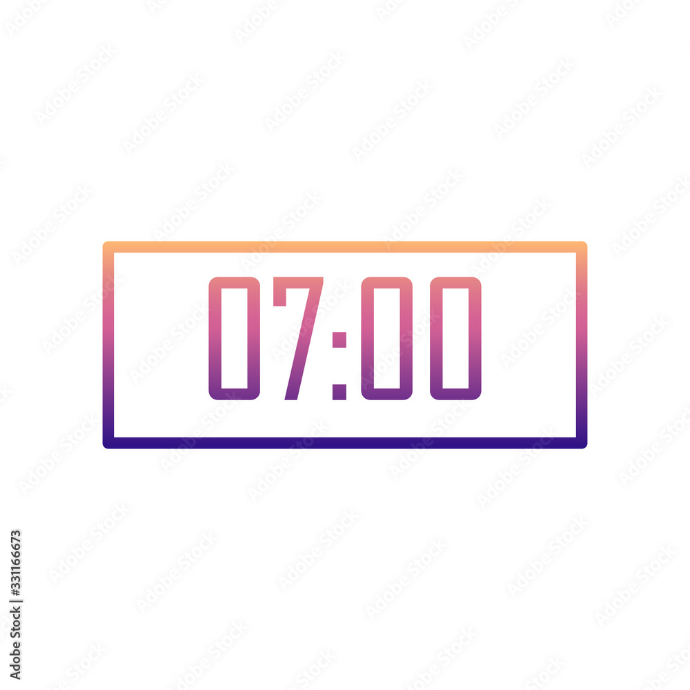 Poster alarm nolan icon. simple thin line, outline vector of scientifics study icons for ui and ux, website