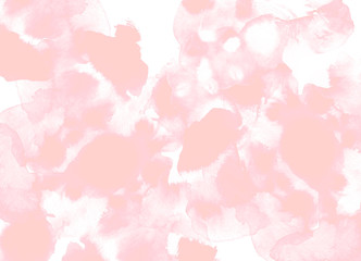 Blots and water spots abstract watercolor or ink painting on grunge paper texture.