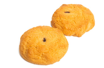 cookies with fruit filling isolated