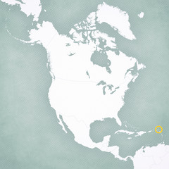Map of North America - Antigua and Barbuda