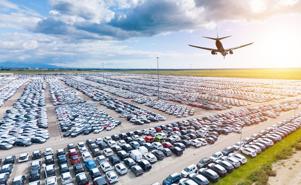 Parcheggio auto a noleggio low cost aeroporto internazionale.