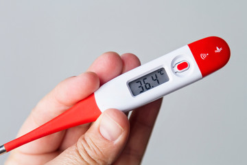 Thermometer for diagnosis against diseases