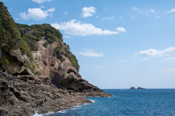 鬼ヶ城・リアス式海岸