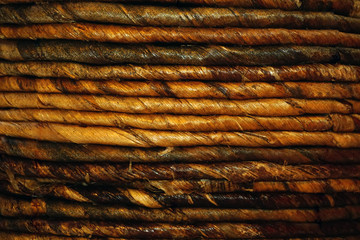 Straw mat texture template seamless background