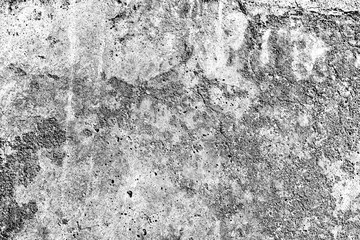 Texture of a concrete wall with cracks and scratches which can be used as a background
