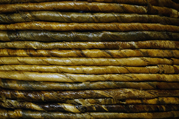 Straw mat texture template seamless background