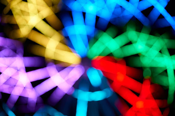 multicolored defocused bokeh lights background