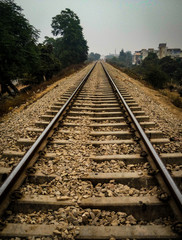 Fototapeta na wymiar Railway track