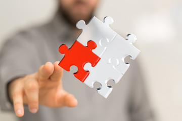 Concept for business strength and success..