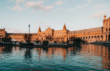 Spain Plaza during day time in Seville