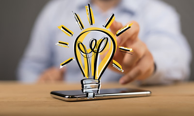 Concept for business strength and success.