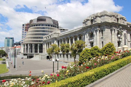 New Zealand Parliament buildings, Wellington, New