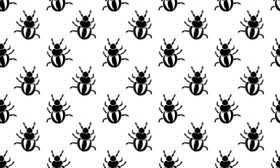 Insect simple icons set - vector collection of bugs symbols in thin line style