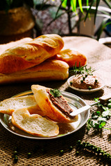 Vietnamese breads with paté