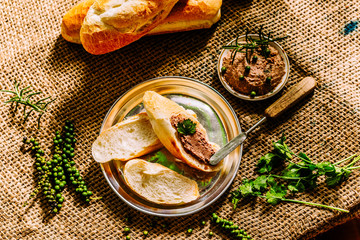 Vietnamese breads with paté