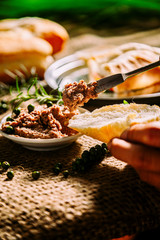 Vietnamese breads with paté