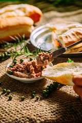 Vietnamese breads with paté