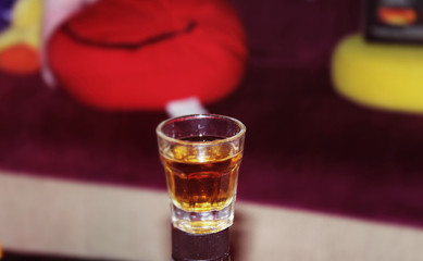glass, drink, alcohol, beverage, bar, cocktail, red, tea, liquid, beer, cold, closeup, table, juice, food, restaurant, cup, sweet, whiskey, ice, nobody, fruit, refreshment, party, liquor, shot