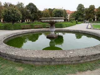 Munich, Germanu - Oct 4th, 2019:The Hofgarten is a garden in the center of Munich, Germany, located...